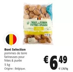 De - pommes de terre farineuses pour frites & purée