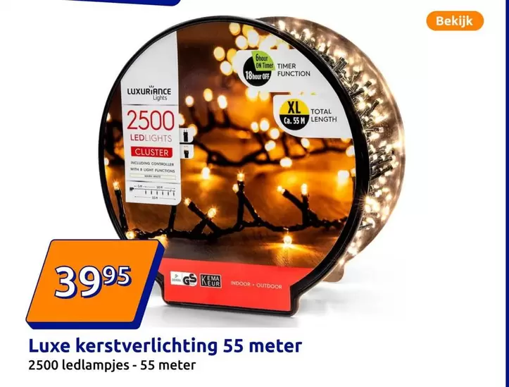 Total - Luxe kerstverlichting 55 meter
