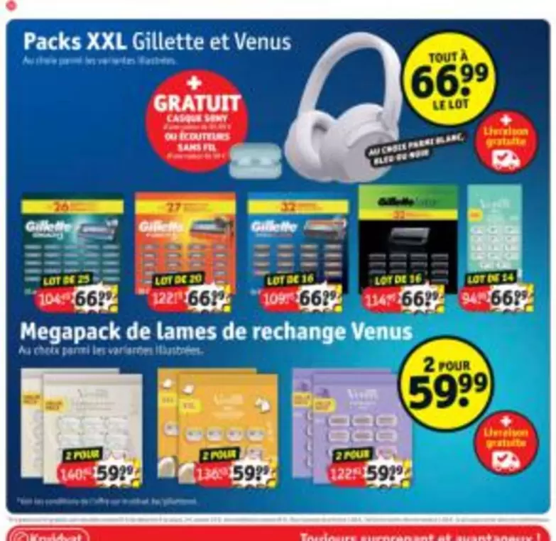 De - Packs XXL et Venus