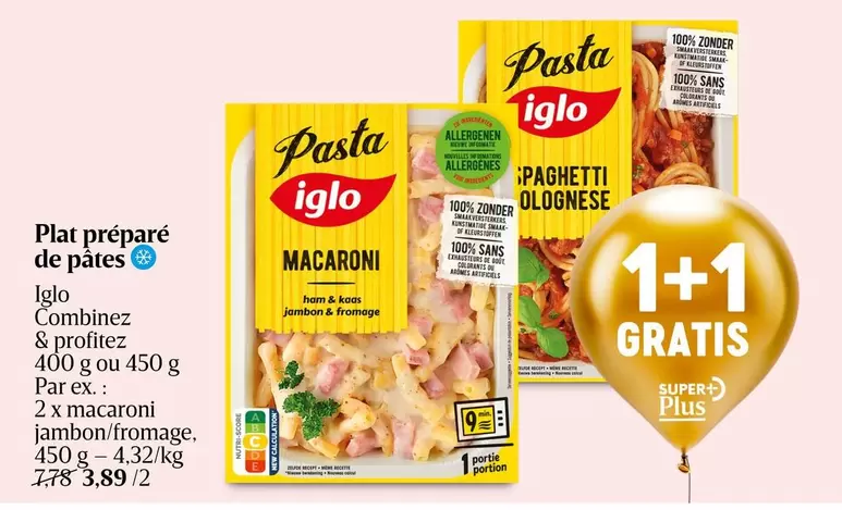 De - Plat préparé de pàtes