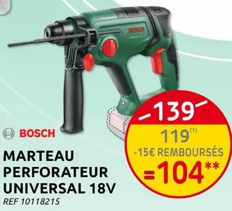 Bosch - MARTEAU PERFORATEUR UNIVERSAL 18V