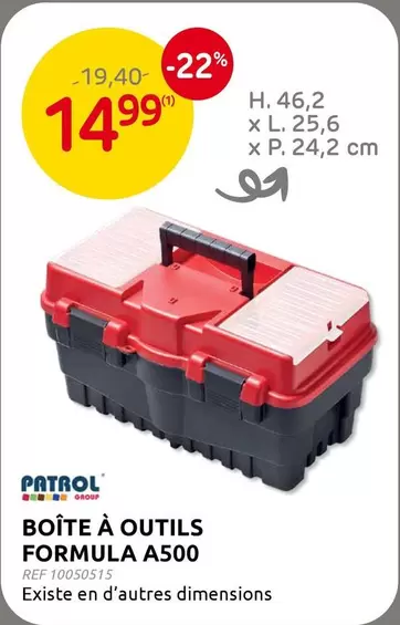 Group - BOÎTE À OUTILS FORMULA A500