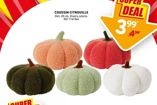 COUSSIN CITROUILLE