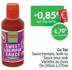 Go - Sauce loempia, huile ou Sauce pour wok