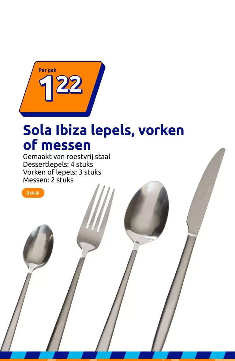 Ibiza lepels, vorken of messen