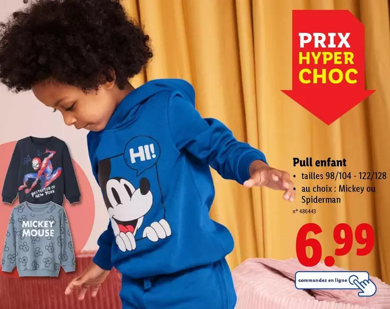 Mickey Mouse - Pull enfant