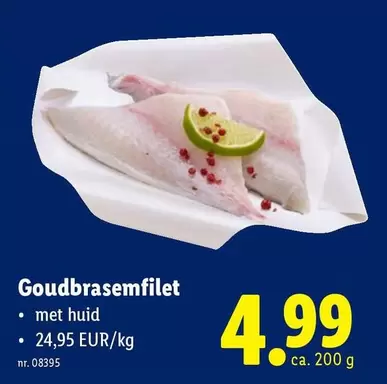 Goudbrasemfilet