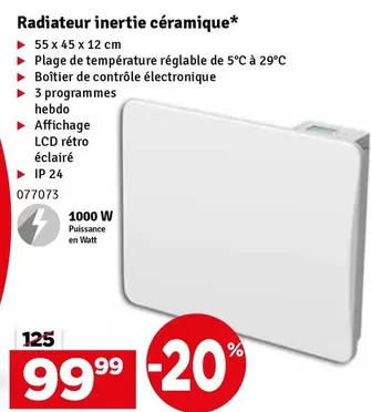 De - Radiateur inertie céramique