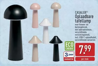 Oplaadbare tafellamp