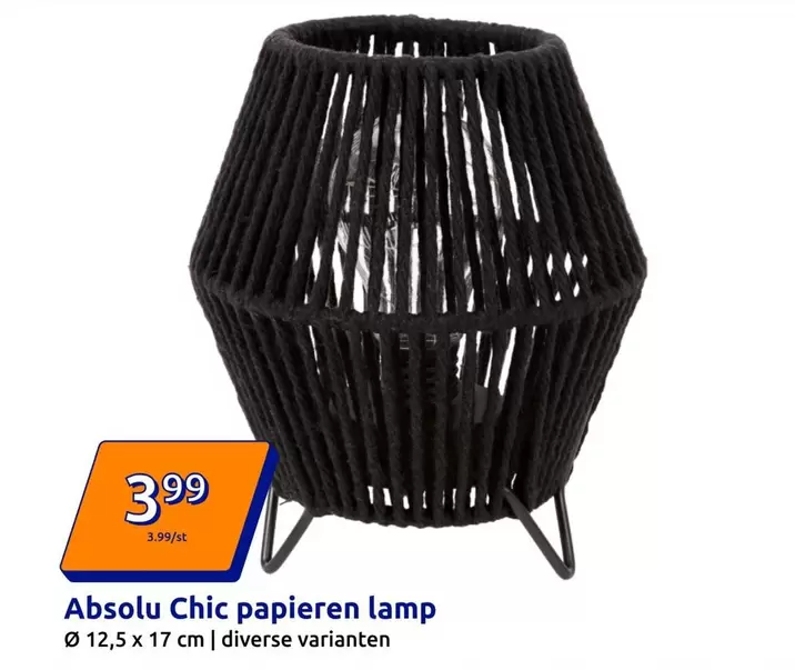 Absolu Chic papieren lamp