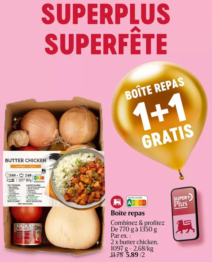 De - BOÎTE REPAS