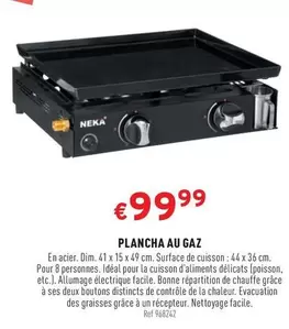 De - PLANCHA AU GAZ