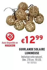 GUIRLANDE SOLAIRE LUMINEUSE