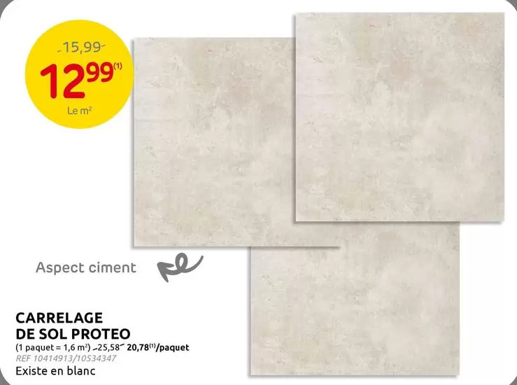 De - CARRELAGE DE SOL PROTEO