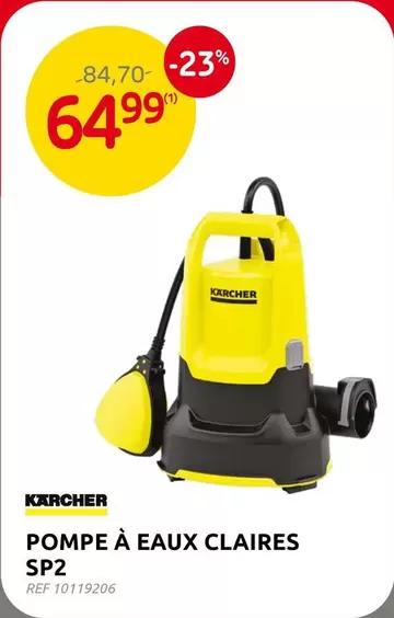 Karcher - POMPE À EAUX CLAIRES SP2