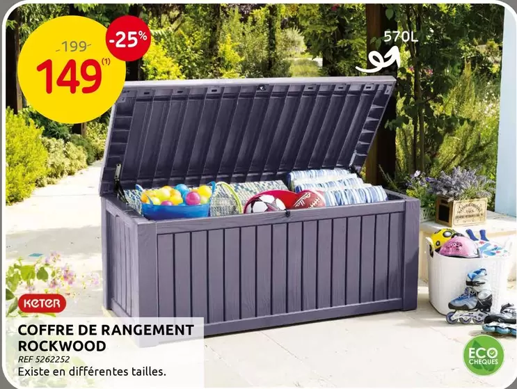 De - COFFRE DE RANGEMENT ROCKWOOD