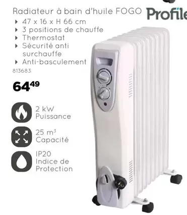 De - Radiateur à bain d'huile