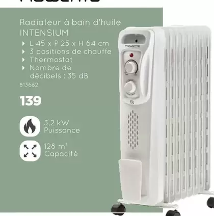 De - Radiateur à bain d'huile INTENSIUM