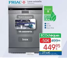 De - Lave-vaisselle VW3420(XL