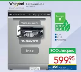 Whirlpool - Lave-vaisselle W7FHS51X