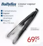 París - Lisseur vapeur ST492E