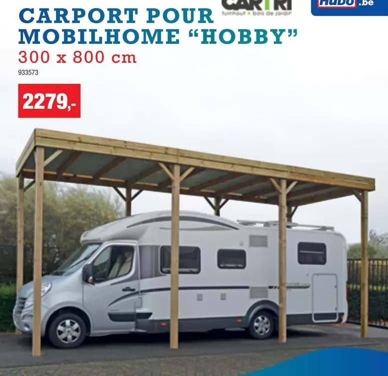 De - CARPORT POUR MOBILHOME “HOBBY”