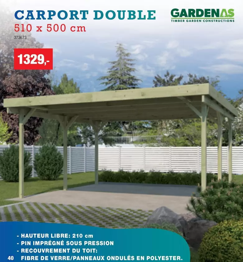 De - CARPORT DOUBLE