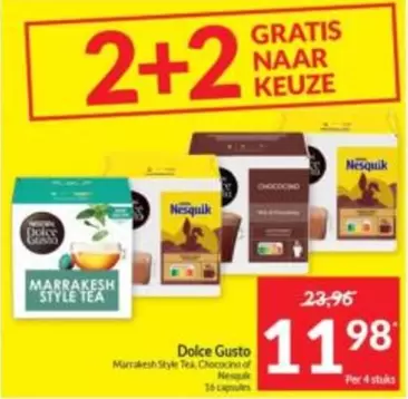 Dolce Gusto - Marrakesh Style Tea, Checocina of Nesquik