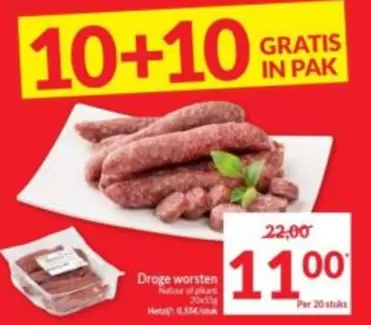 Droge worsten