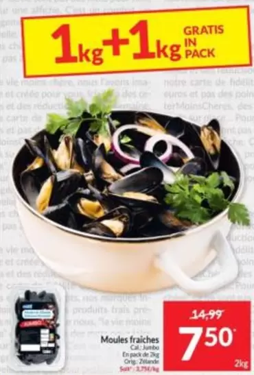 De - Moules fraiches