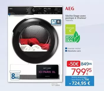 París - Sèche-linge avec pompe à chaleur