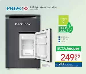 De - Réfrigérateur de table KX17400K