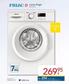 De - Lave-linge WA1270