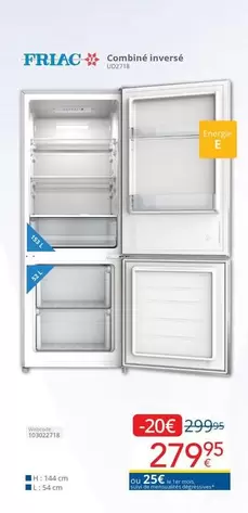 De - réfrigérateur combiné