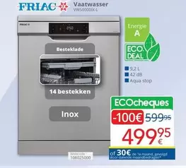 De - Vaatwasser VW50000IX-L