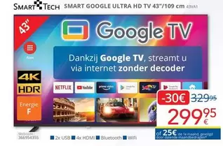 De - ULTRA HD TV 43"/109 cm
