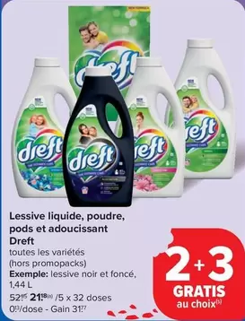 Lessive liquide, poudre, pods et adoucissant