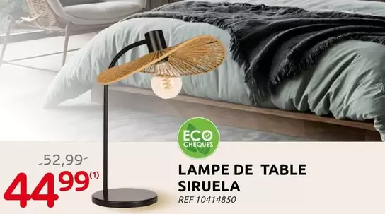 De - LAMPE DE TABLE SIRUELA REF 10414850