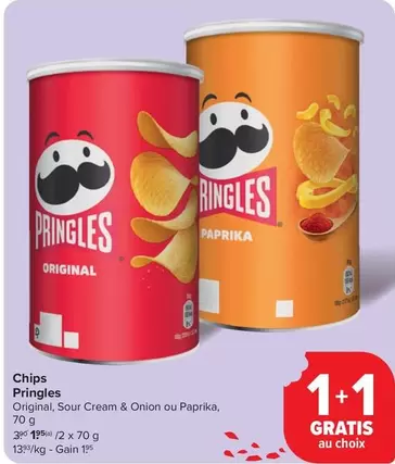 Original, Sour Cream & Onion ou Paprika