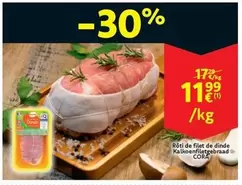 De - Rôti de filet de dinde Kalkoenfiletgebraad