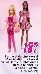 Barbie -  style pink corset or  bubble dress