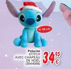 Stitch - Peluche STITCH AVEC CHAPEAU DE NOËL (3644068)