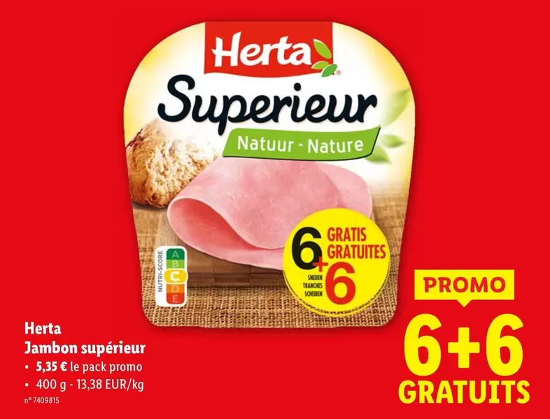 Jambon supérieur
