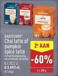 Chai latte of pumpkin spice latte