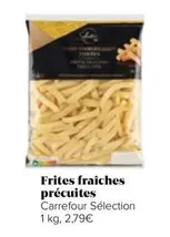 Frites fraîches précuites