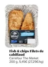 De - Fish & chips Filets de cabillaud