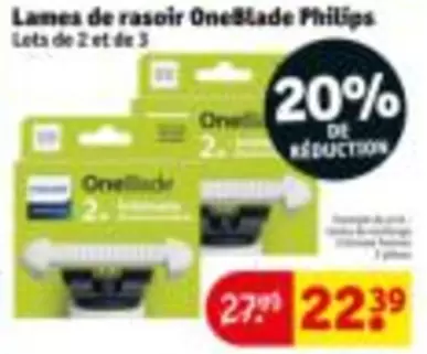 Philips - Lames de rasoir OneBlade