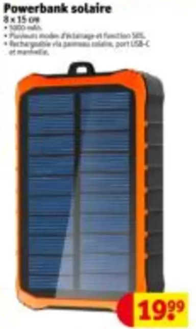 Powerbank solaire