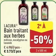Bain traitant aux herbes