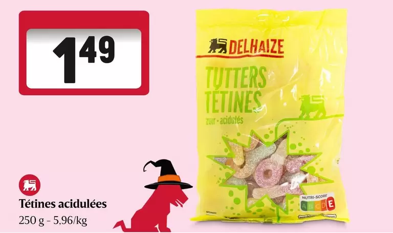 Tétines acidulées
